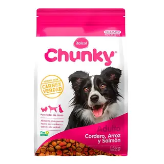 Alimento Chunky Cordero, Salmon Y Arroz