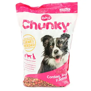 Alimento Chunky Cordero, Salmon Y Arroz