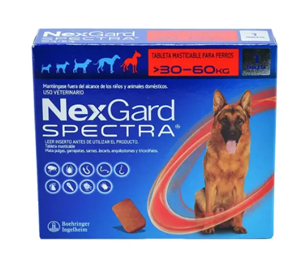 Nexgard Spectra Talla Xl 30-60 Kg