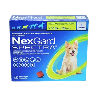 Nexgard Spectra Talla M 7.5-15 Kg