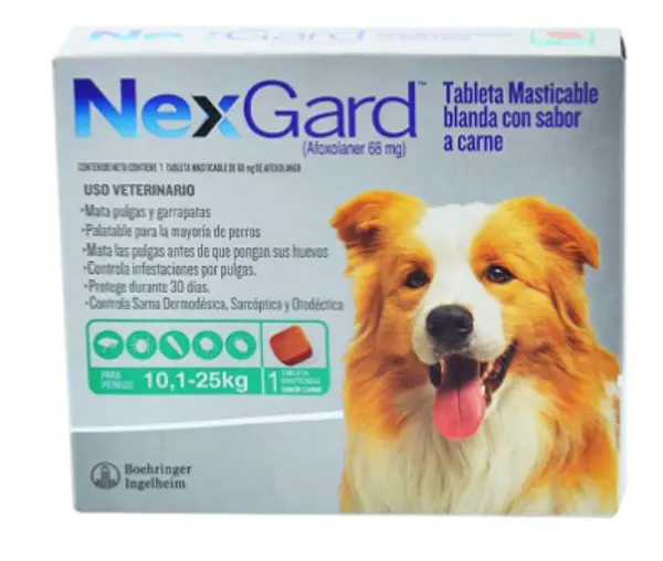Nexgard Talla L 10.1-25 Kilos