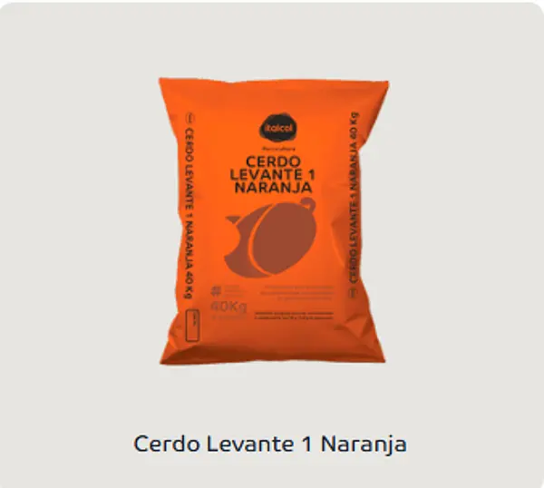 Concentrado Cerdo Levante Linea Naranja