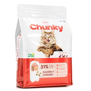 Alimento Chunky Gatos Salmon Y Cordero