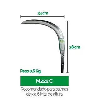 Cuchillo Gancho Malayo Dm222c