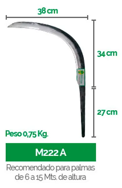 Cuchillo Gancho Malayo Dm222a