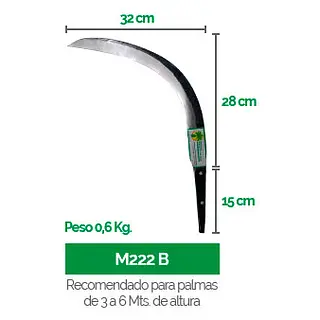 Cuchillo Gancho Malayo Dm222b