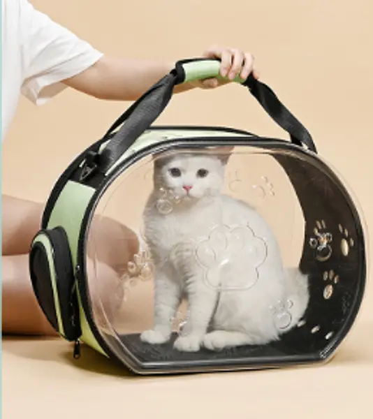 Bolso Transparente Plegable Paw