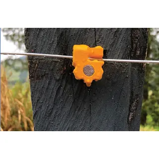 Aislador Puntilla Plano Amarillo (Amarillo Y Negro)