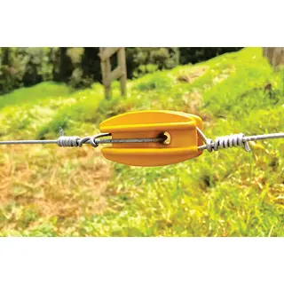 Aislador Ovalado Amarillo (Amarillo Y Negro)