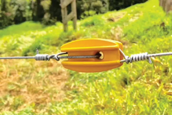 Aislador Ovalado Amarillo (Amarillo Y Negro)