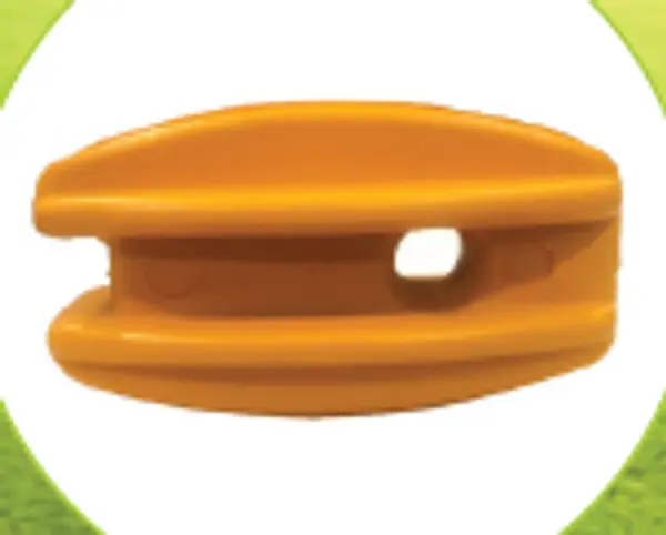 Aislador Ovalado Amarillo (Amarillo Y Negro)